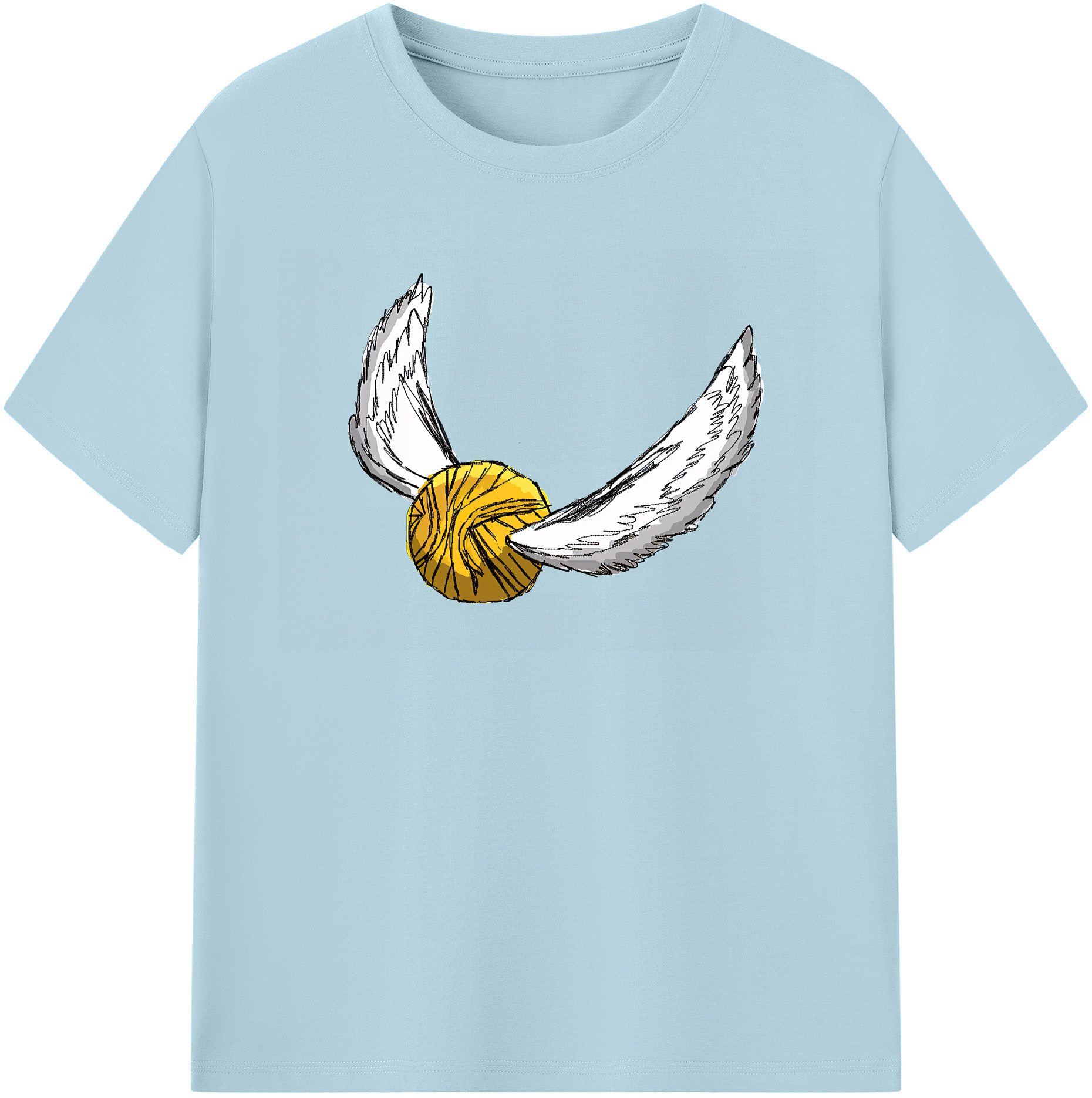 （画像用） Harry Potter ハリー・ポッターシリーズ 綿100％半袖Tシャツ（フロントプリント）